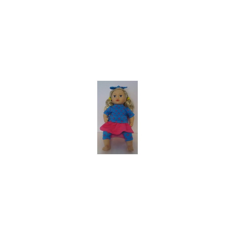 rok setje blauw sterren baby annabell 43cm