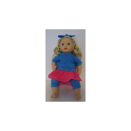 rok setje blauw sterren baby annabell 43cm