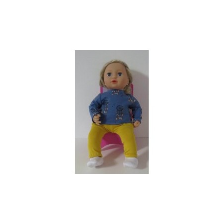 kleding setje droomvangers baby annabell 43cm