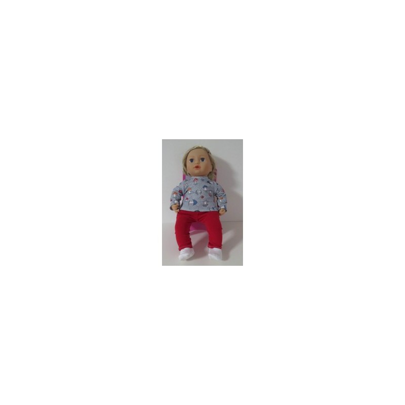kleding setje paddestoelen baby annabell 43cm