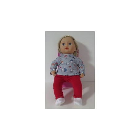 kleding setje paddestoelen baby annabell 43cm