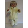 complete set geel met slakken blauw baby born 43cm