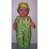 overal groen pebbels  baby born 43cm