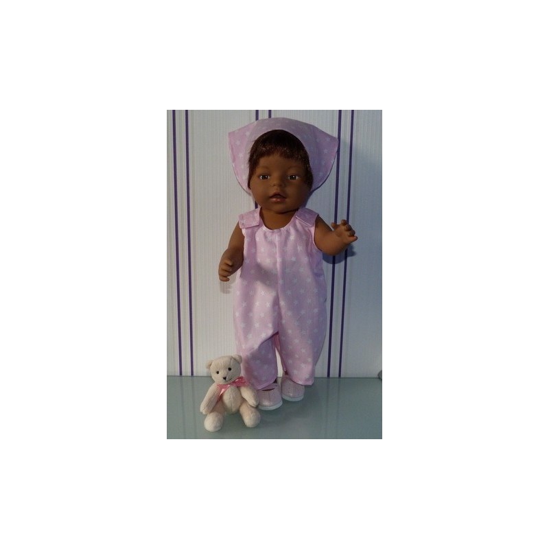 overal roze sterren baby born 43cm