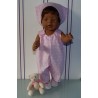overal roze sterren baby born 43cm