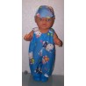 overal hello kitty blauw baby born 43cm