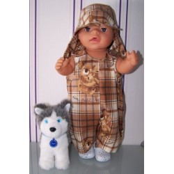overal bruin koala baby born 43cm