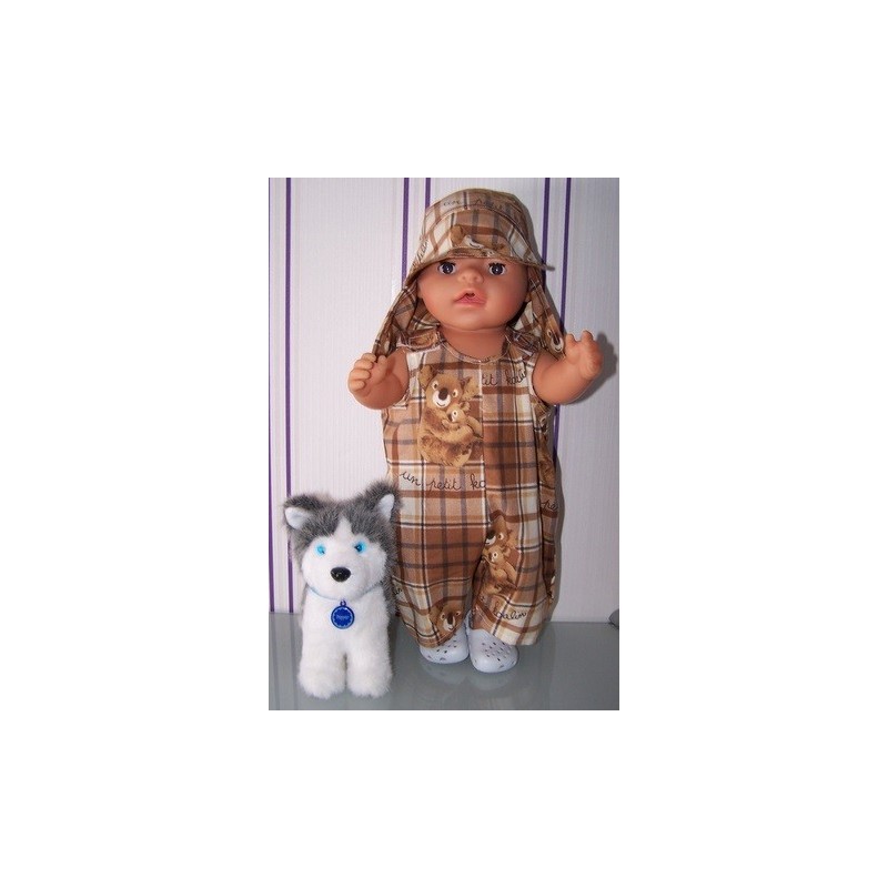 overal bruin koala baby born 43cm