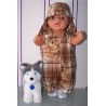 overal bruin koala baby born 43cm
