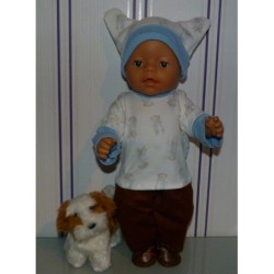 sportief setje beren  baby born 43cm