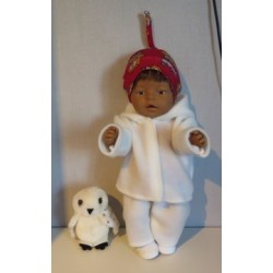 complete set met leeuwen rood baby born 43cm