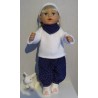 herfst setje paars sterren baby born 43cm