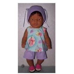 hes setje strawberry shortcake beach baby born 43cm