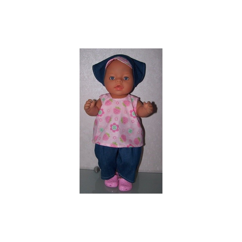 hes setje aardbeien baby born 43cm