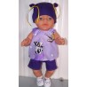hes setje loony toons lila baby born 43cm