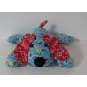 knuffel puppy blauw 38cm
