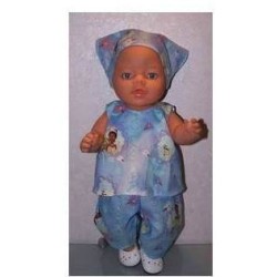 hes setje disney prinseses tianna baby born 43cm