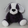 knuffel zittende hond paars 30cm