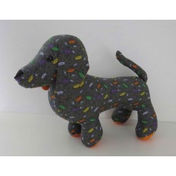 knuffel teckel helloween 30/25cm