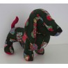 knuffel teckel kerst groen sokken  30/25cm