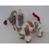 knuffel teckel kest sokken 30/25cm