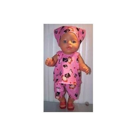 hes setje strawberry shortcake baby born 43cm