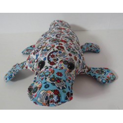 knuffel vogelbekdier wit met blauw 30cm