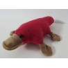 knuffel vogelbekdier rood 30cm