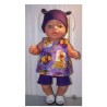 hes setje winnie the pooh lila baby born 43cm