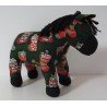 knuffel ezel groen kerst 38/33cm