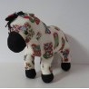 knuffel ezel kerst 38/33cm