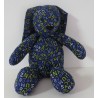 knuffel konijn blauw 38cm