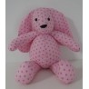 knuffel konijn roze met sterren 46cm
