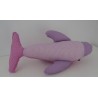 knuffel dolfijn roze stippen 42cm