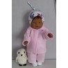 complete set roze met vossen gekleurd baby born 43cm