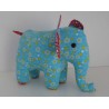 knuffel olifant blauw staand 25/30cm