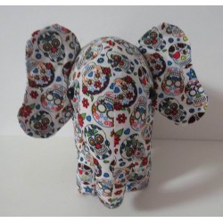 knuffel olifant wit staand 25/30cm