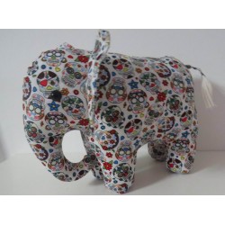 knuffel olifant wit staand 25/30cm
