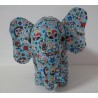 knuffel olifant blauw staand 25/30cm