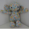 knuffel olifant gebloemd 36cm
