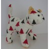 knuffel kat kerst 35/25cm