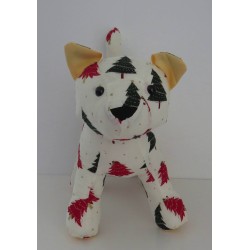 knuffel kat kerst 35/25cm