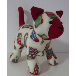 knuffel kerstsokken  35/25cm