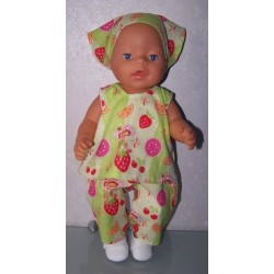 hes setje strawberry shortcake fruit baby born 43cm
