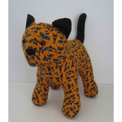 knuffel kat helloween vleermuizen 35/25cm