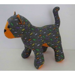knuffel kat helloween spinnen 35/25cm