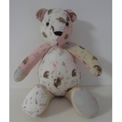 knuffel beer licht roze 46cm