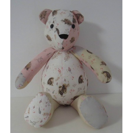 knuffel beer licht roze 46cm
