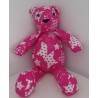 knuffel beer hard roze met sterren 38cm