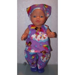 hes setje dora zomer baby born 43cm